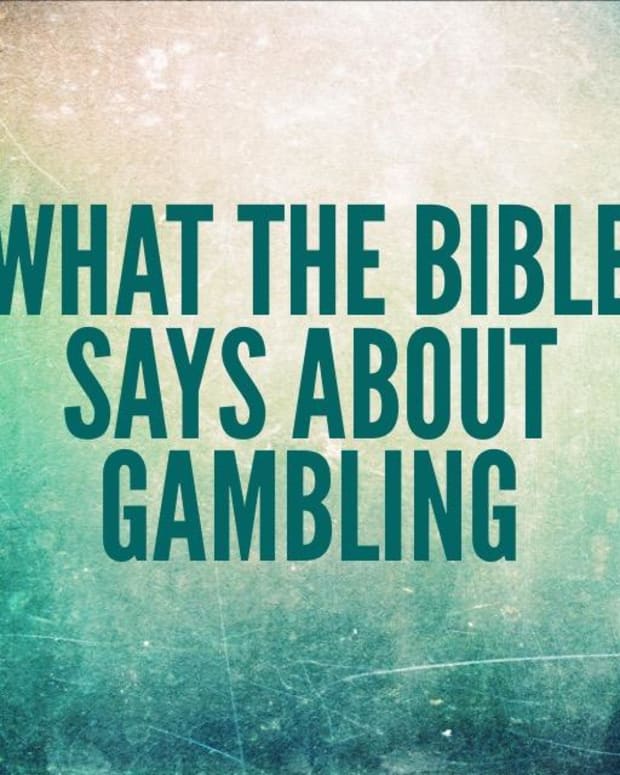 what does the bible says about gambling