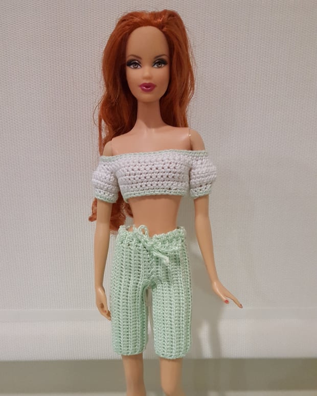 free crochet barbie clothes