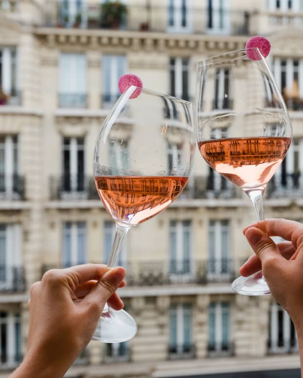 Wine Glasses in Paris