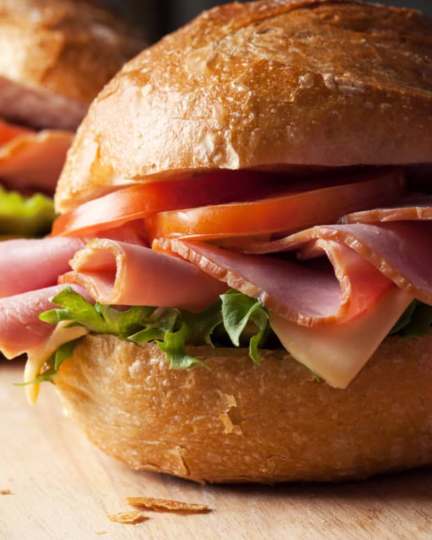 Sandwich on a roll