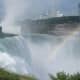 Niagara Falls with hotels in background.
