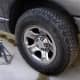 The tire must be removed first