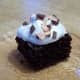 Snowy white frosting and mayonnaise cake