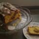 Finished and cut cinnamon bread