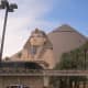 The Luxor Hotel in Las Vegas, built to look like a pyramid. This is where the Titanic Artifact Exhibit is located.