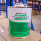 A small tin of PVC cement/glue
