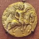 Gold Coin of the Gupta king Chandragupta II