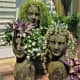 Sculpture Face Hypertufa Planters