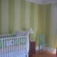 Using two shades of green makes these stripes more subtle. Photo courtesy of mekdesigns.com.