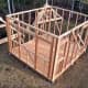 Have the windows and doors on site to assure the rough openings are right.