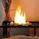 A completely non-traditional fireplace for gel fuel application