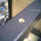 Countersink complete, awaiting screw.