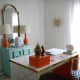 Brilliiant Bri from timmythewienerdog.com has a hack attack a week.  This picture shows two: the turquoise RAST dresser and a MALM desk.