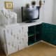 This hack is absolutely amazing. Bri was inspired by an item on 1stdibs and made her malachite dream come true with EXPEDITE shelves.