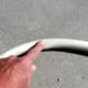 Finger pressure will dent the surface of the pipe; it is ready to bend.