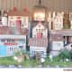 Bird houses come in various styles, shapes and colors. These are made of heavy stone and have a wonderful rustic and authentic look.