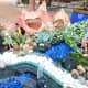 Miniature fairy garden ideas. Close ups.