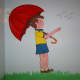 Christopher Robin &quot;It looks like rain!&quot; Add a caption to your wall mural if it fits the character.
