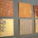 Scrapbook paper wall art