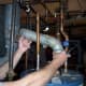 Removing the flue.