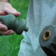 Unscrew the finial.