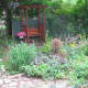 Just to the left of my two ponds (you can see the edge of the pond filter on the lower right of the picture.)