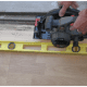 Use a circular saw to remove hardwood or laminate flooring.