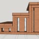 After adding vertical 2x4's to the basic design