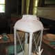 An LED candle lantern is an easy way to add some soft lighting.