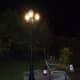 Renovated streetlamp in our back garden.