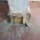 Skirting board cut away.