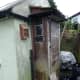The old garden tool shed door
