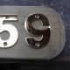 House numbers test fitted on cut-out