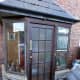 The old porch window and doors