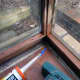 New beading fixed in place around the corners.
