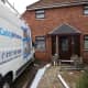 Porch during the double glazing installation