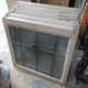 Restored windows stacked, and waiting for installation.