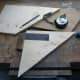 Using scrap wood to make jig: 2 pieces of three quarter inch pine and quarter inch plywood.