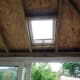 Small skylight fitted in west facing roof.