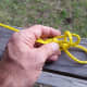 Adding a slip half-hitch, step 2