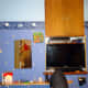 TV and ancillary equipment back in its place following the makeover.
