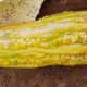 Here's the rotten lower part of that same fruit.