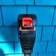 Battery inserted into the Black & Decker LST540 Brushless String Trimmer.