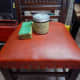 Applying the Saddle & Leather Conditioning Soap to clean the leather