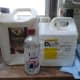 Chairs cleaned, first with vinegar and then white spirit, to remove surplus grime, and then nourished with teak oil.