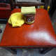 Applying the Leder-Balsam to give the leather seats a nice sheen.