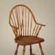 This Windsor armchair is from the 18th century.