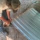 Mastic tape is applied on all vertical seams.