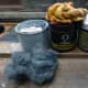 The beeswax with steel wire wool, and leather polishes with yellow dusters, I use in polishing and waxing wood and leather.
