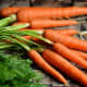 The green leaves at the tops of carrots can be used in soups and salads.